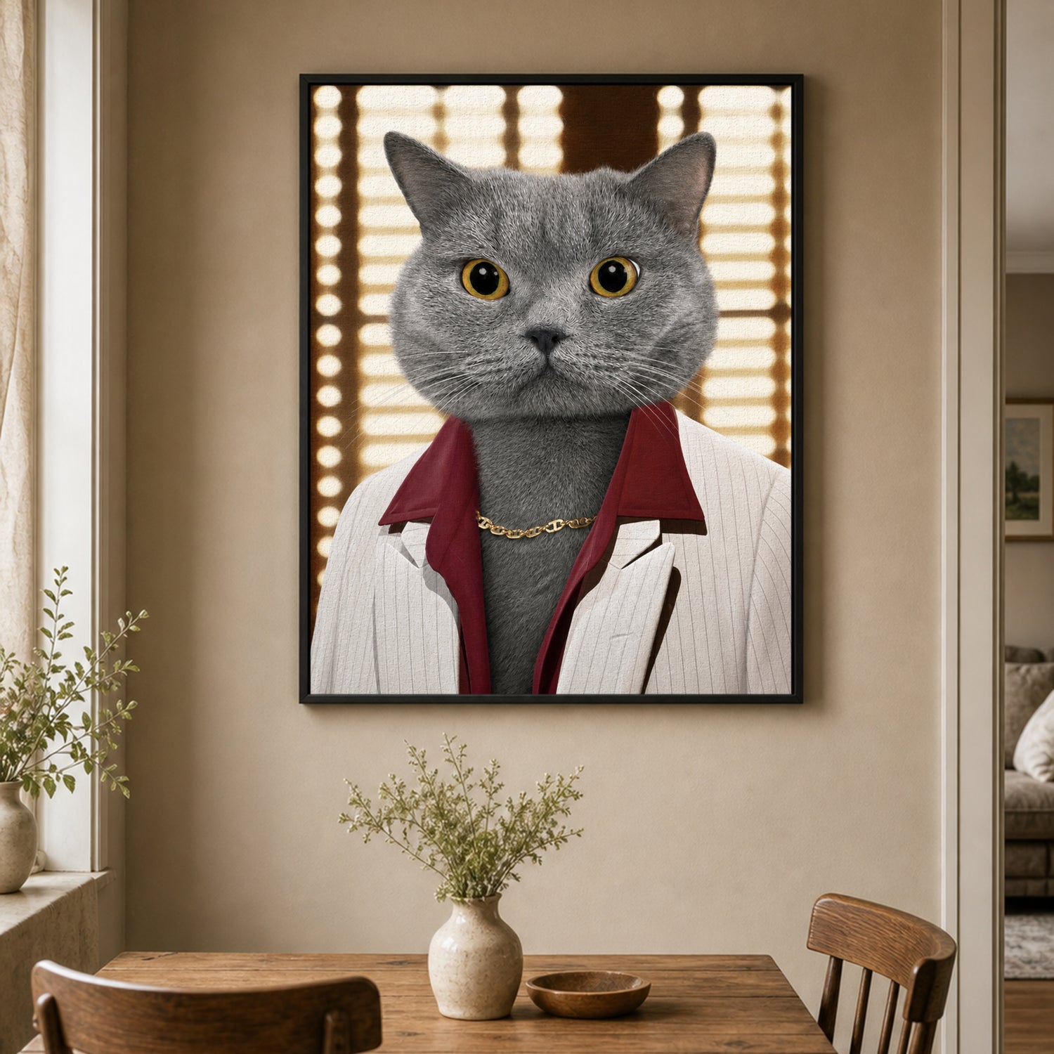 Pet Art Şehirli Zarafet Kanvas Tablo
