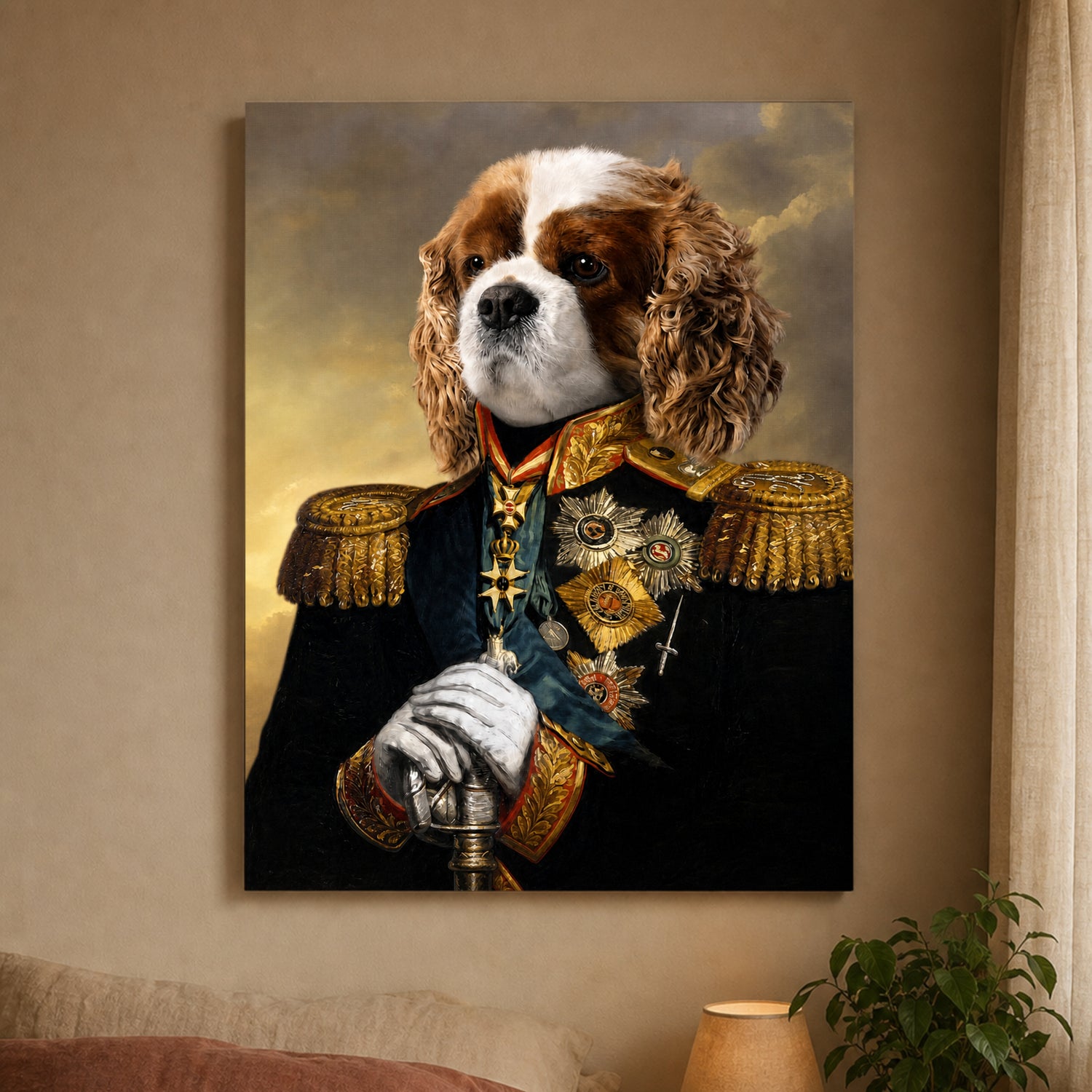 Pet Art Komutan Kanvas Tablo