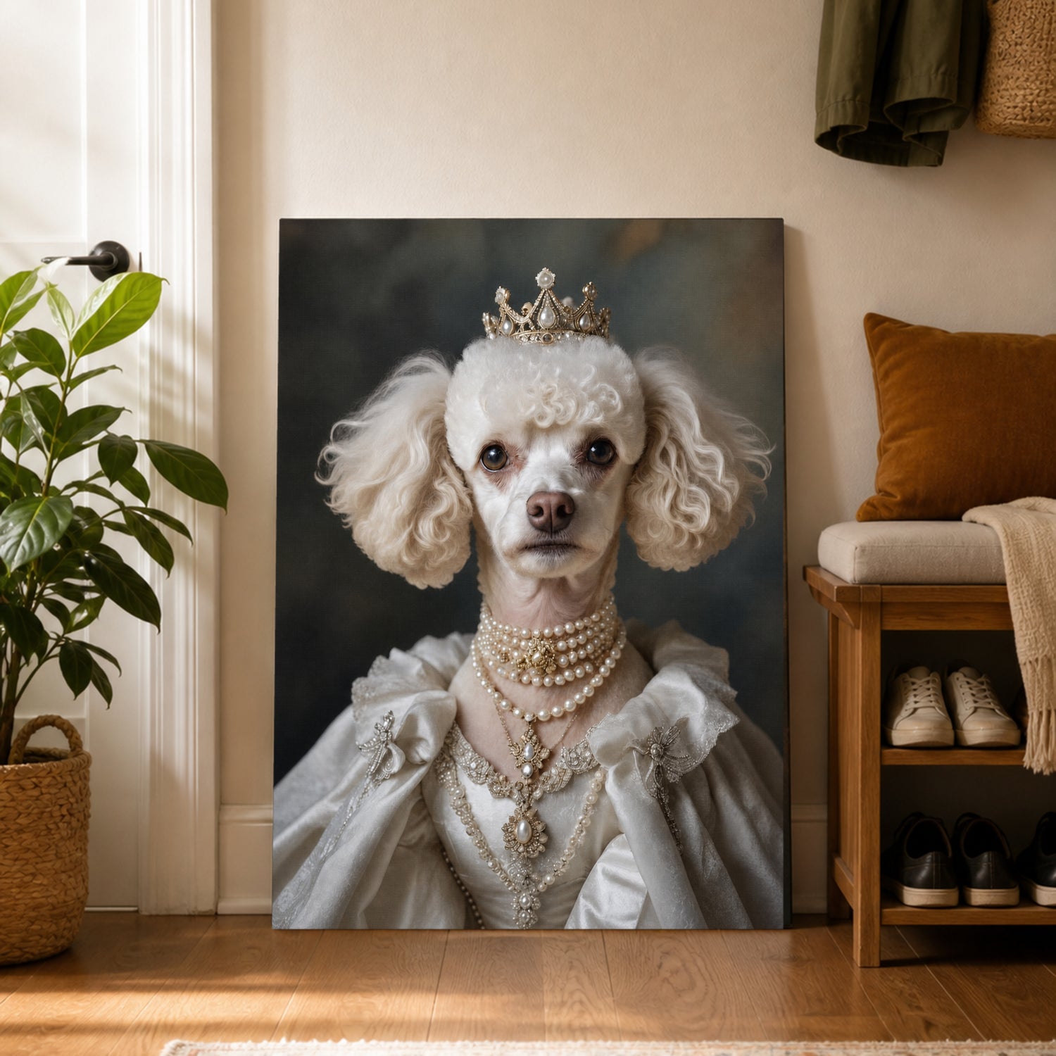 Pet Art İnci Zarafeti Kanvas Tablo