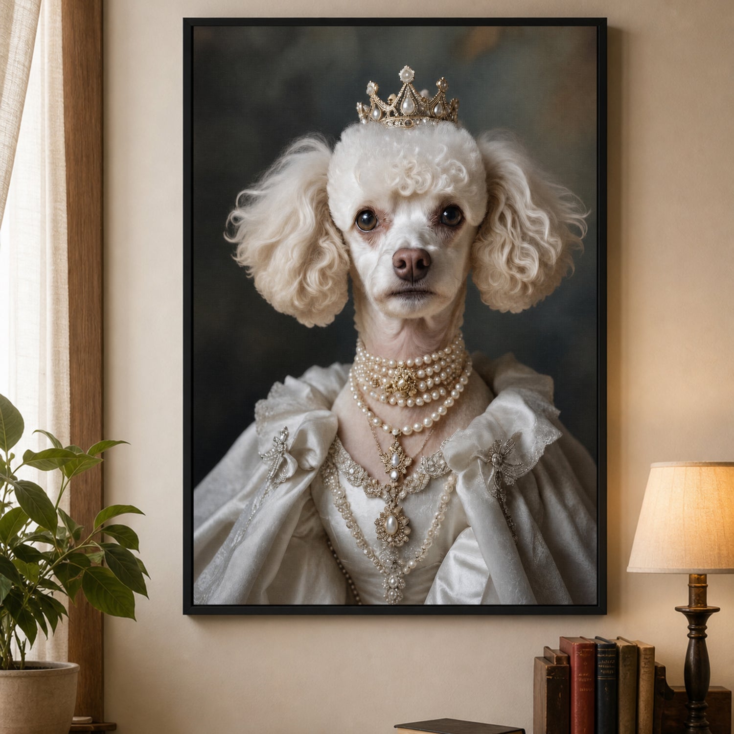 Pet Art İnci Zarafeti Kanvas Tablo
