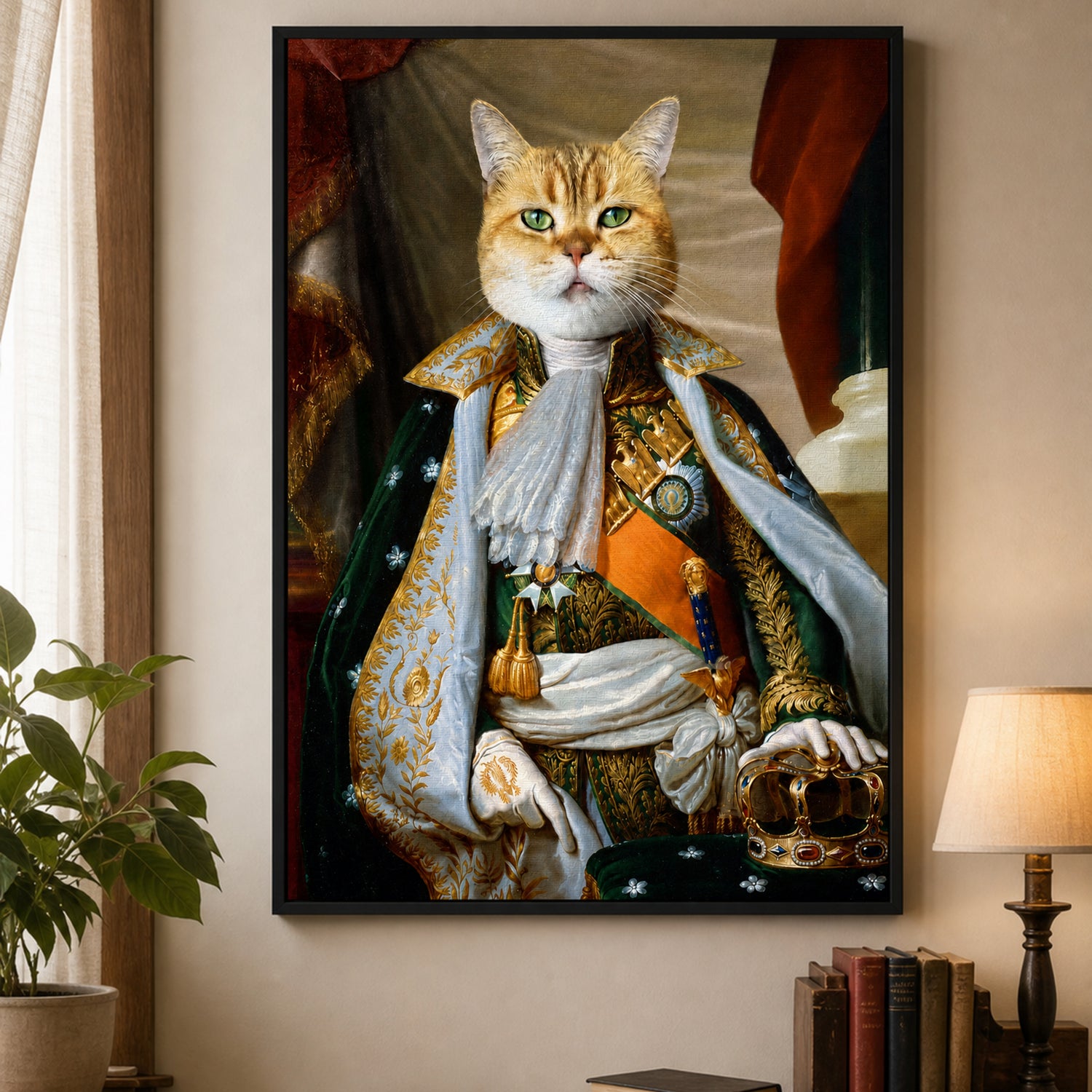 Pet Art İmparator Şıklığı Kanvas Tablo