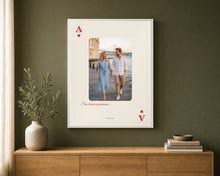 İskambil Kartı Temalı Kişiye Özel Poster Tablo