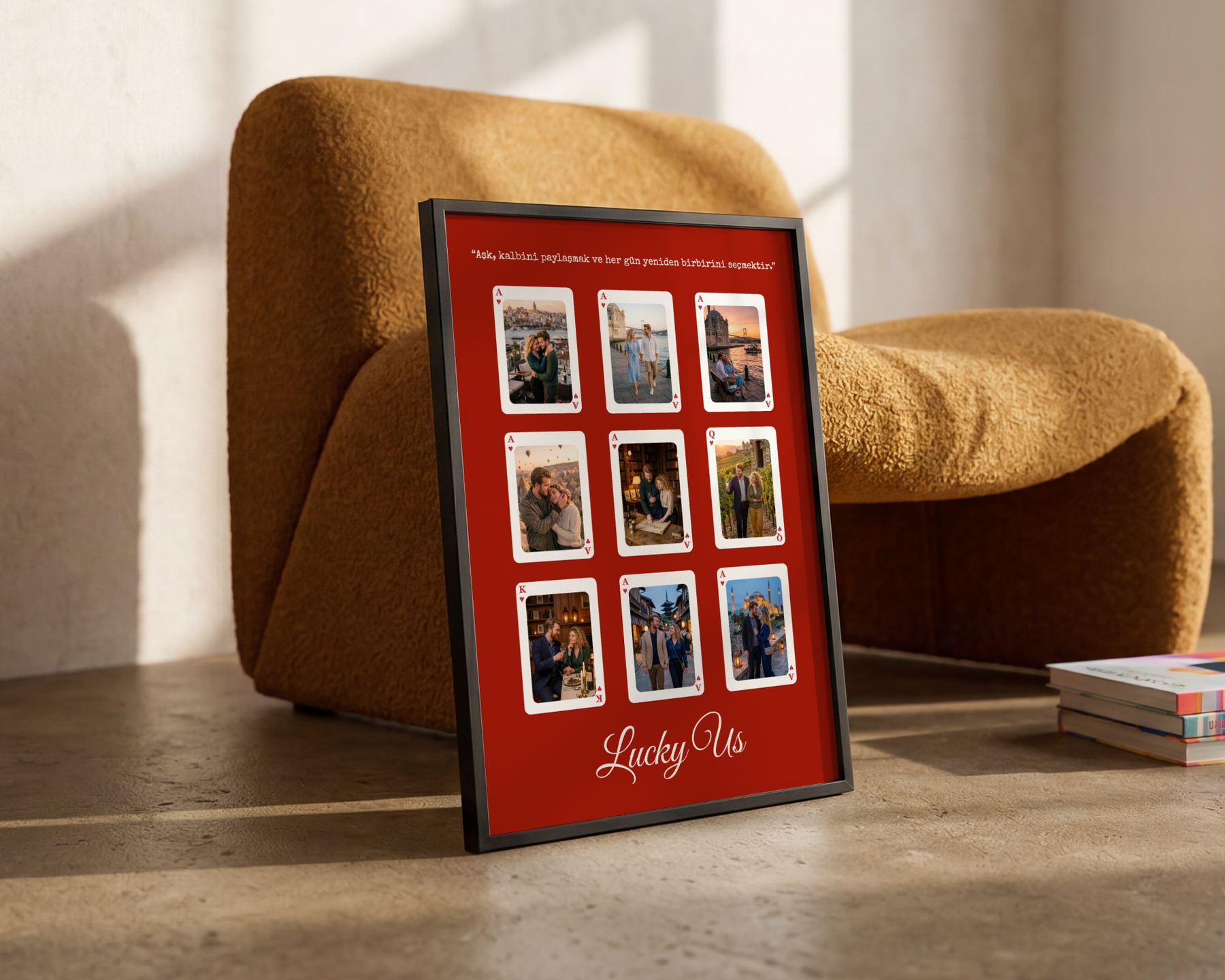 Lucky As Temalı Kişiye Özel Poster Tablo
