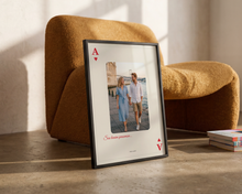 İskambil Kartı Temalı Kişiye Özel Poster Tablo