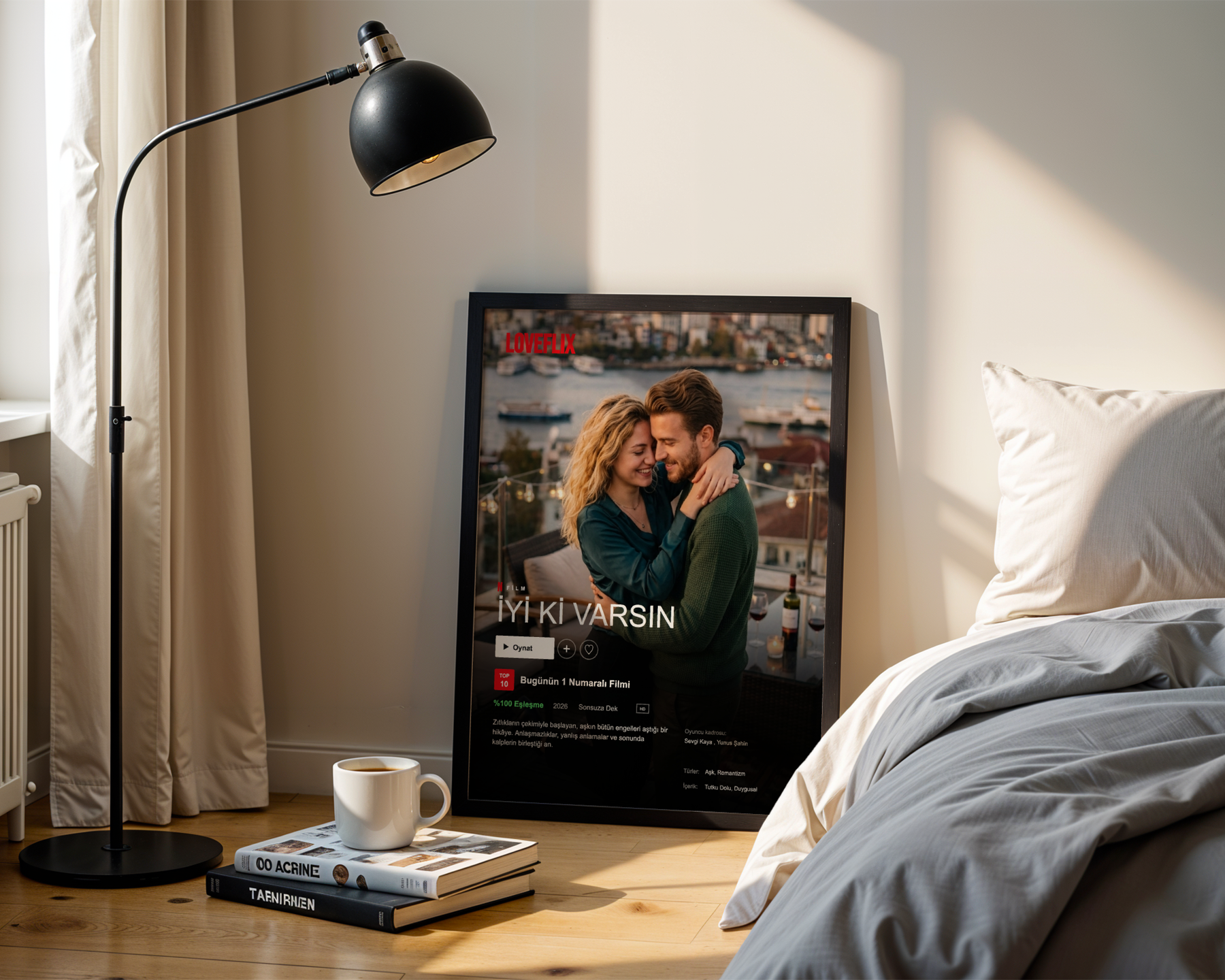 Netflix Temalı Kişiye Özel Poster Tablo