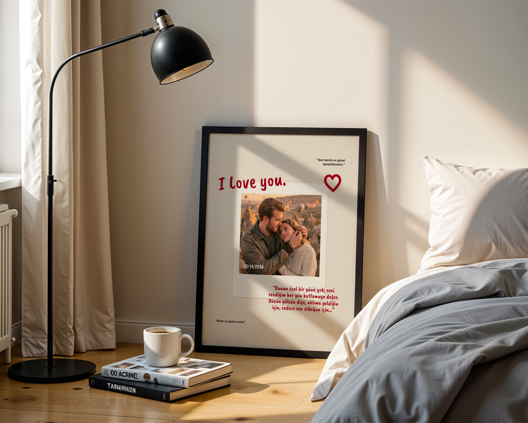 Sonsuz Sevgilim Kişiye Özel Çerçeveli Poster