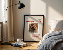 Sonsuz Sevgilim Kişiye Özel Çerçeveli Poster