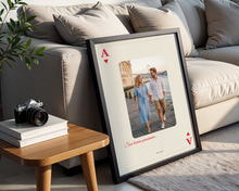 İskambil Kartı Temalı Kişiye Özel Poster Tablo