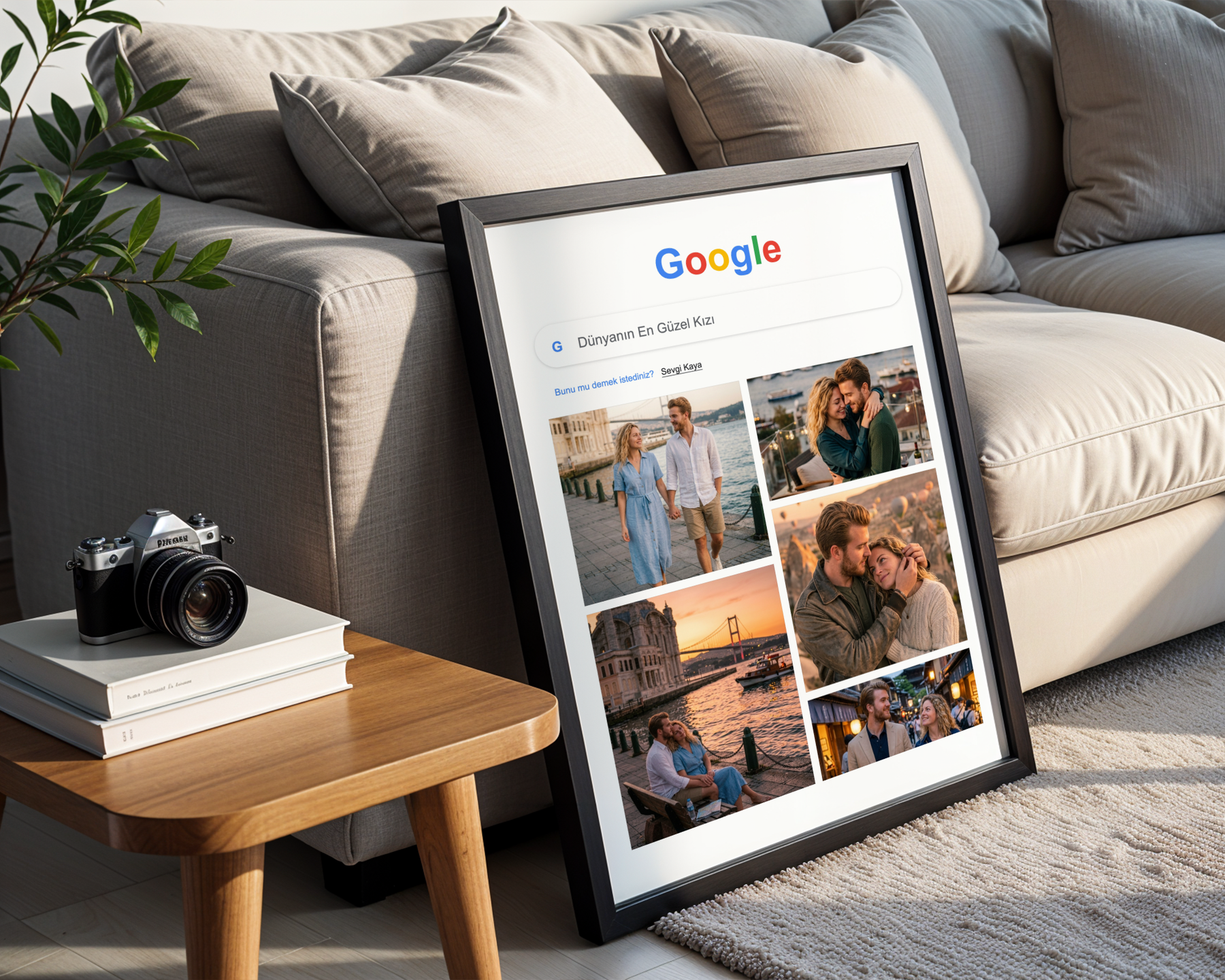 Google Temalı Kişiye Özel Poster Tablo