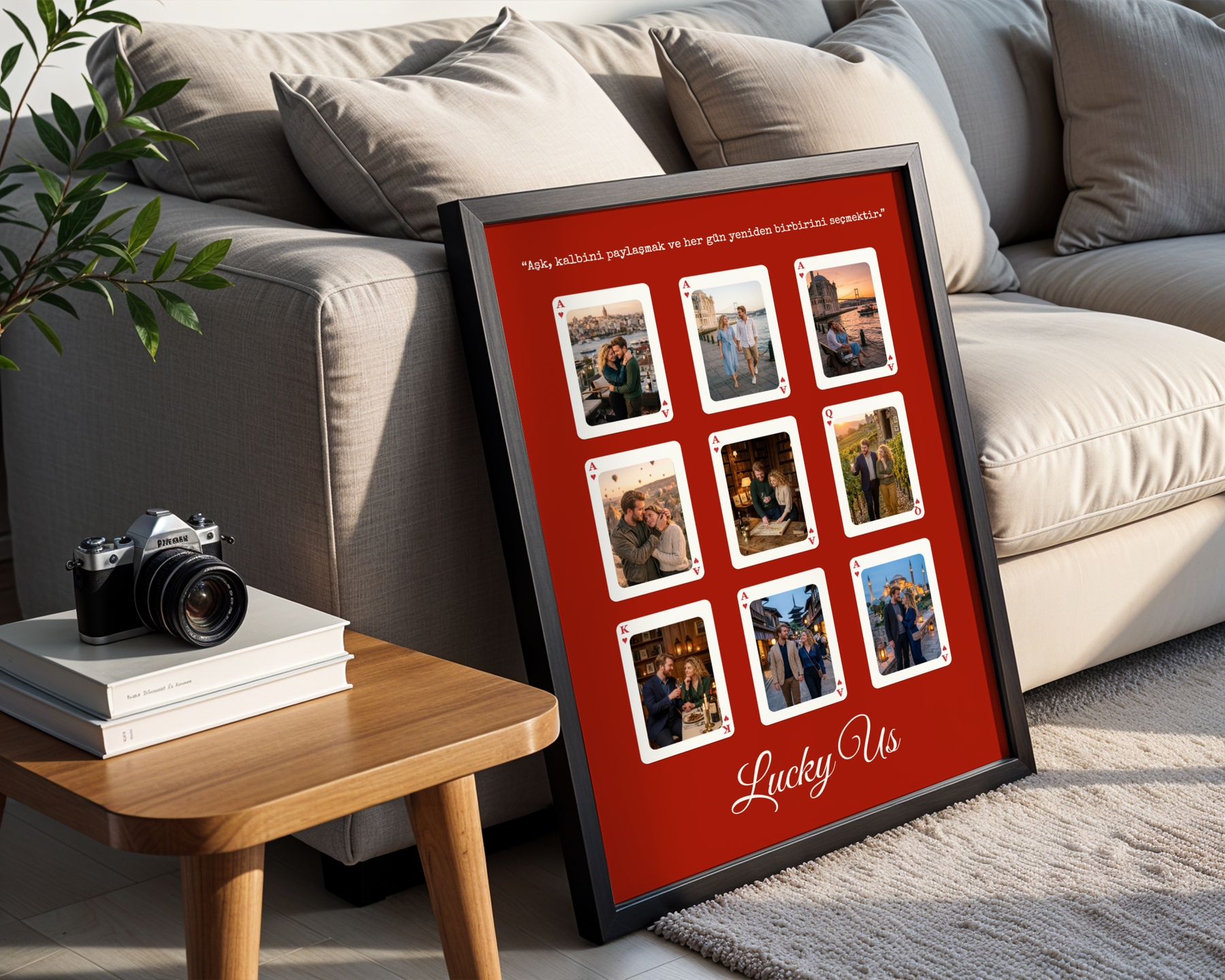 Lucky As Temalı Kişiye Özel Poster Tablo
