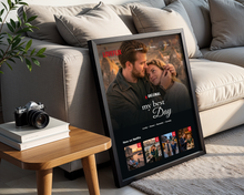 My Best Day Netflix Temalı Kişiye Özel Çerçeveli Poster