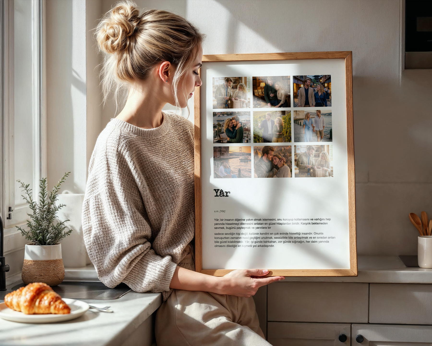 Sözlük Temalı Kişiye Özel Poster Tablo