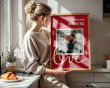 Sonsuza Kadar Benimle Kal Kişiye Özel Çerçeveli Poster