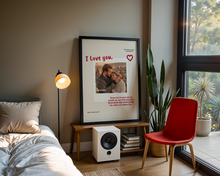 Sonsuz Sevgilim Kişiye Özel Çerçeveli Poster