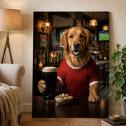 Pet Art Bar Keyfi Kanvas Tablo