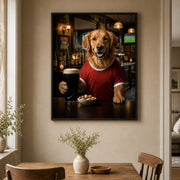 Pet Art Bar Keyfi Kanvas Tablo