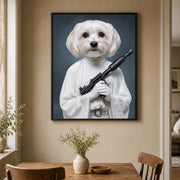 Pet Art Beyaz Muhafız Kanvas Tablo