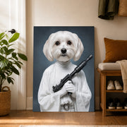 Pet Art Beyaz Muhafız Kanvas Tablo