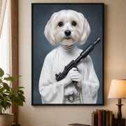 Pet Art Beyaz Muhafız Kanvas Tablo