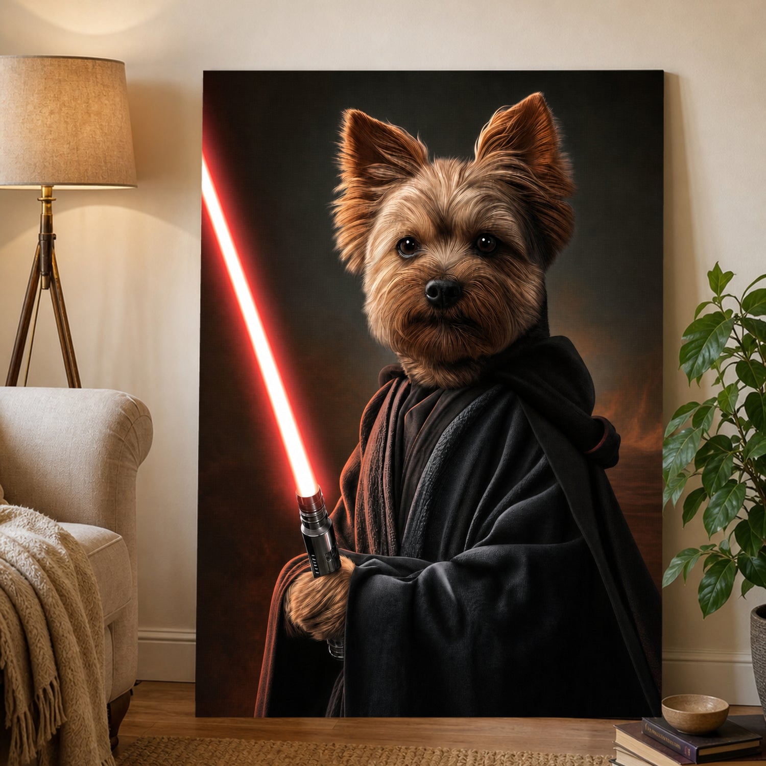 Pet Art Karanlık Savaşçı Kanvas Tablo