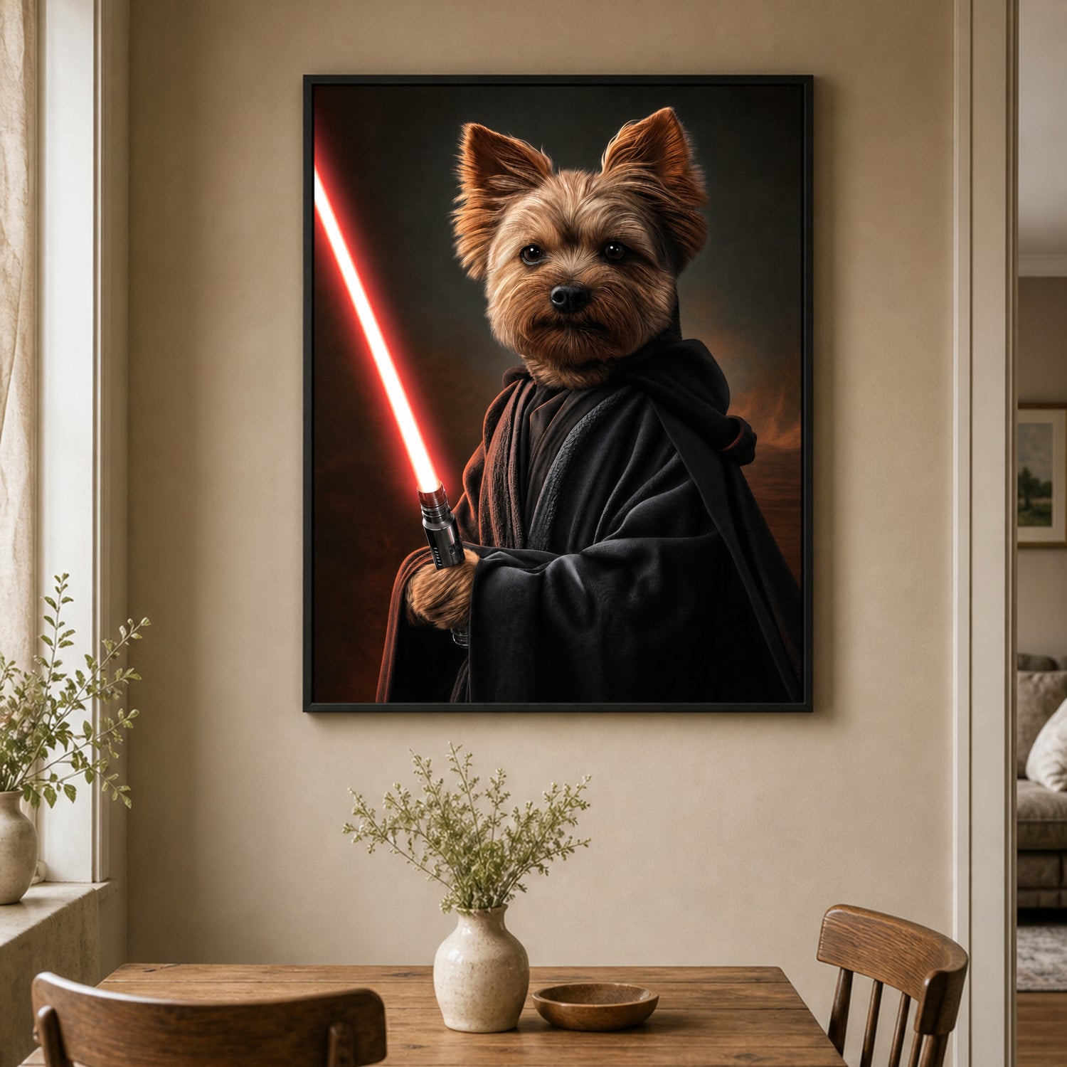 Pet Art Karanlık Savaşçı Kanvas Tablo