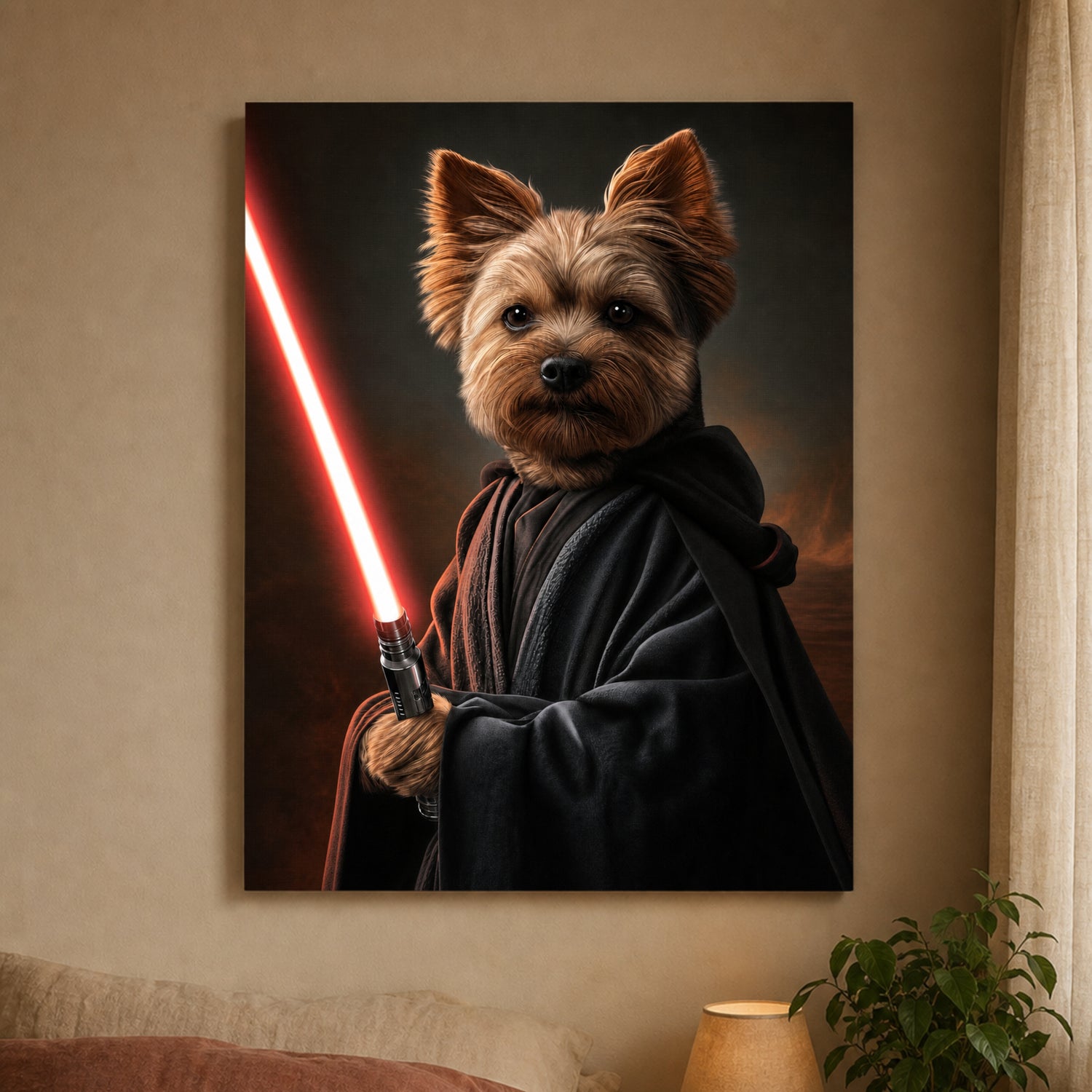 Pet Art Karanlık Savaşçı Kanvas Tablo