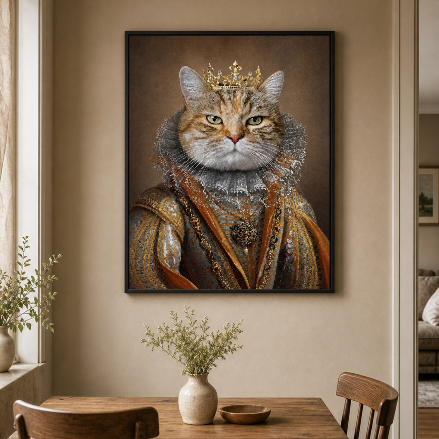 Pet Art Rönesans İhtişamı Kanvas Tablo