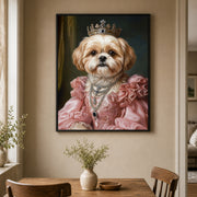 Pet Art Pembe Prenses Kanvas Tablo