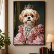 Pet Art Pembe Prenses Kanvas Tablo