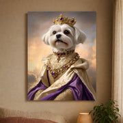 Pet Art Mor Hanedan Kanvas Tablo