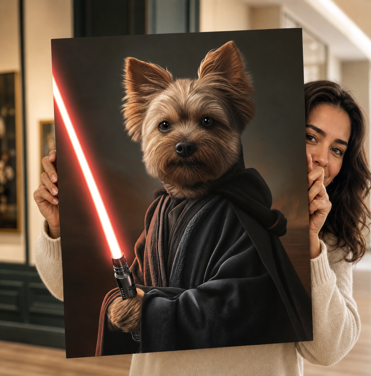 Pet Art Karanlık Savaşçı Kanvas Tablo