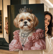 Pet Art Pembe Prenses Kanvas Tablo