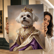 Pet Art Mor Hanedan Kanvas Tablo