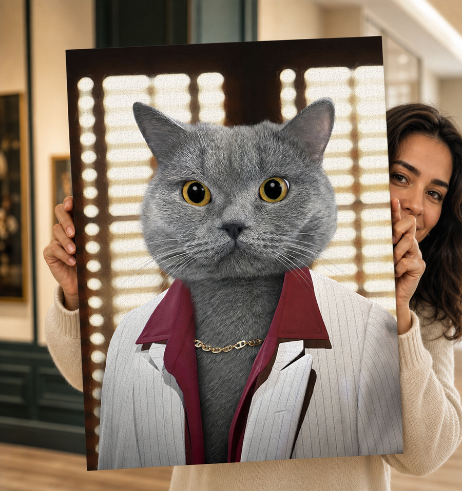 Pet Art Şehirli Zarafet Kanvas Tablo