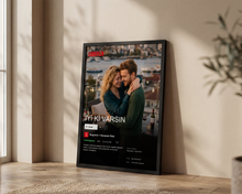 Netflix Temalı Kişiye Özel Poster Tablo