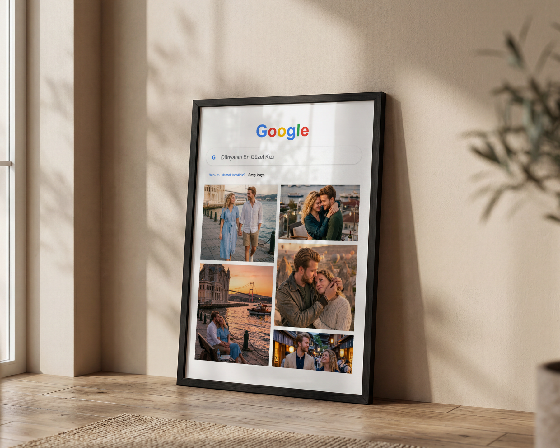 Google Temalı Kişiye Özel Poster Tablo