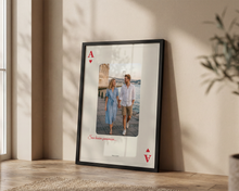 İskambil Kartı Temalı Kişiye Özel Poster Tablo
