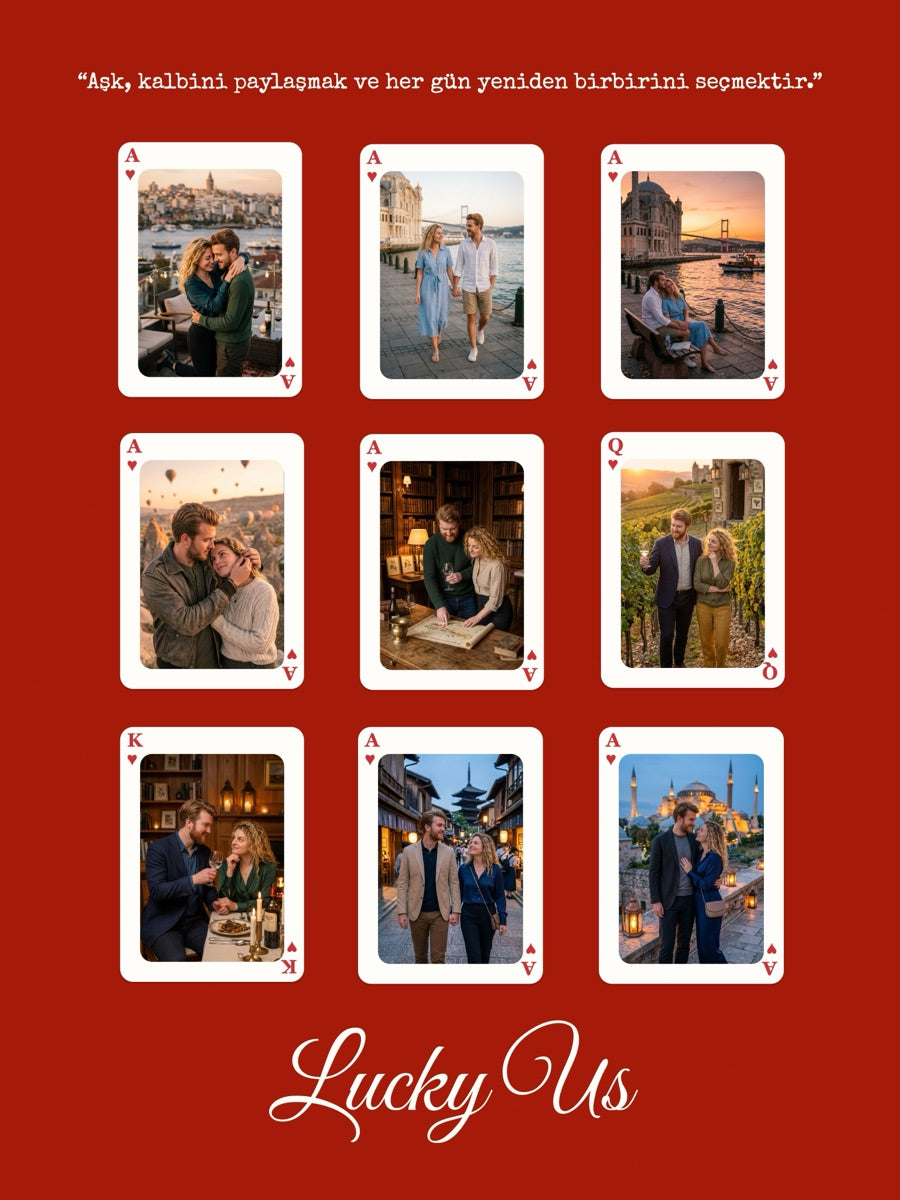 Lucky As Temalı Kişiye Özel Poster Tablo tasarım örneği